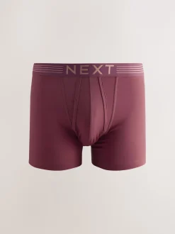 Next - Lot de 10 - Boxers avec ouverture sur le devant Rich bleu marine/violet/orange
