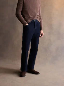 Next Rinçage indigo foncé - - délavé vintage Denim Jeans Bootcut Best