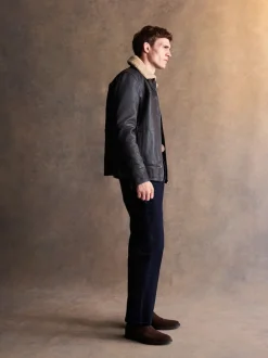 Next Rinçage indigo foncé - - délavé vintage Denim Jeans Bootcut Best