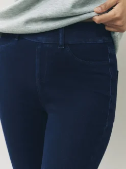Next Rinçant denim - Leggings bootcut en jersey à carreaux Best