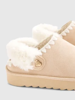 River Island chaussons Whipstch en fourrure Hot