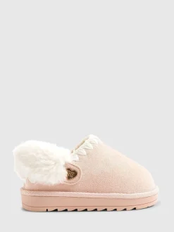 River Island chaussons Whipstch en fourrure
