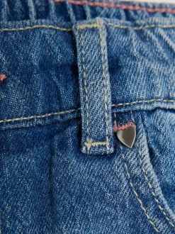 River Island Jean droit déchiré New