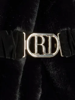 River Island Manteau matelassé en fourrure à ceinture pour fille Clearance