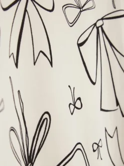 River Island Pyjama à manches longues monochrome avec nœud Best