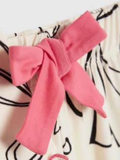 River Island Pyjama à manches longues monochrome avec nœud Best