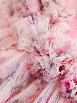 Baker by Ted Baker Robe à effet froissé en maille 3D et à épaules volantées Sale