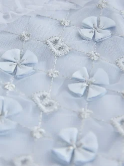 Baker by Ted Baker Robe bleue en maille brodée Clearance