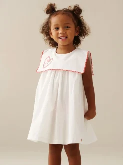 Angel & Rocket Robe brodée Betty à col festonné Discount