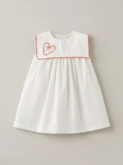 Angel & Rocket Robe brodée Betty à col festonné Discount