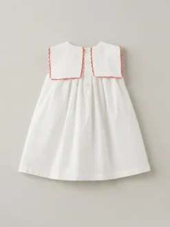 Angel & Rocket Robe brodée Betty à col festonné Discount