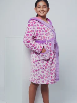 Harry Bear Robe de chambre imprimé léopard ROSE LÉOPARD AOP Hot