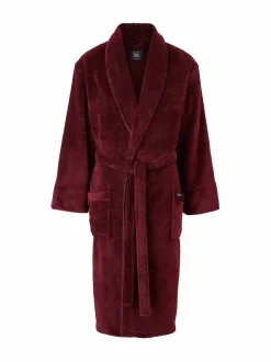 Savile Row Company Robe de chambre en polaire douce à passepoils Online