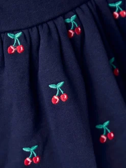 Jojo Maman Bébé Robe en molleton brodée à col au crochet Best