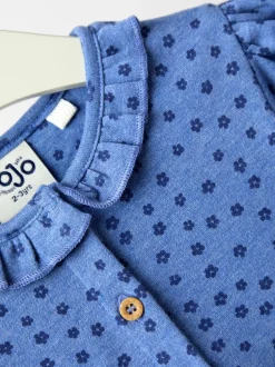 Jojo Maman Bébé Robe à col volanté appliquée Discount