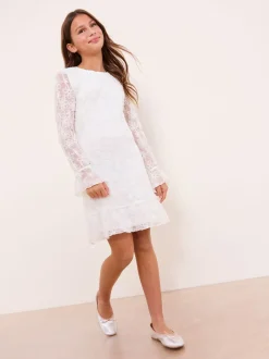 Lipsy Robe en dentelle à fleurs pour ado (10-16ans) Hot