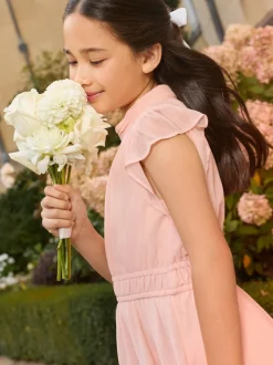 Lipsy Robe Flutter Sleeve Occasion (5-16ans) Outlet