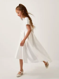 Monsoon Robe Isabella à manches courtes ornée d’effet perle Clearance