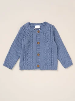 Rock-A-Bye Baby Boutique Rock a bye baby boutique Cardigan bleu en maille, Pantalons Ensemble Discount
