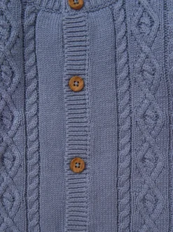 Rock-A-Bye Baby Boutique Rock a bye baby boutique Cardigan bleu en maille, Pantalons Ensemble Discount