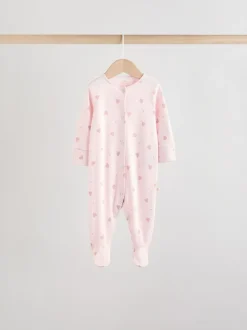 Next Rose - 7 Pack Baby Sleepsuits (0mths-3yrs) Discount