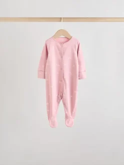 Next Rose - 7 Pack Baby Sleepsuits (0mths-3yrs) Discount