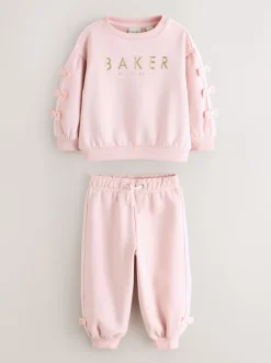Baker by Ted Baker Rose - ensemble sweat et Joggings bleu 2 Pieces avec nœud sur le côté Online