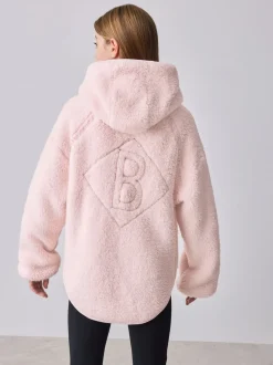 Baker by Ted Baker Rose - veste zippée en polaire en peau de mouton à capuche Hot