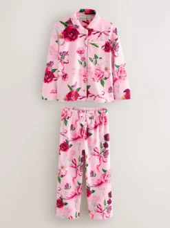 Baker by Ted Baker Rose - Ensemble Pyjamas Polaires Fleuris 2 Pièces New