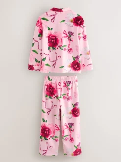 Baker by Ted Baker Rose - Ensemble Pyjamas Polaires Fleuris 2 Pièces New