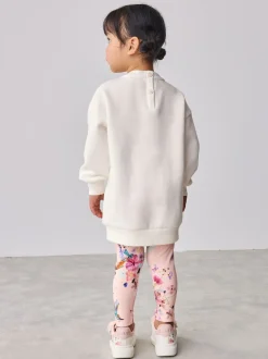 Baker by Ted Baker Rose - ensemble 2 pièces sweat à nœud long et leggings fleuris Hot