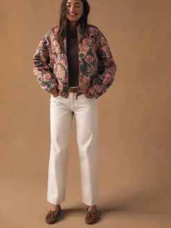 Next Rose - Blouson bomber en jacquard fleuri Discount