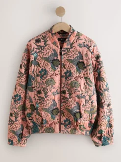 Next Rose - Blouson bomber en jacquard fleuri Discount