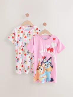 Next Rose - Bluey Nighties 2 Pack (2-8ans) Clearance