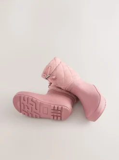 Next Rose - Bottes en caoutchouc Thinsulate doublées à revers Outlet