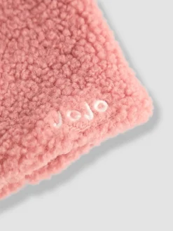 Jojo Maman Bébé Rose - Cagoule Bear en peau de mouton Hot