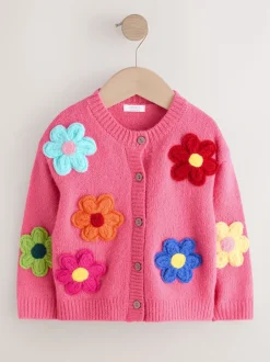 Next Rose - Cardigan à fleurs 3D (3mths-7yrs) Best
