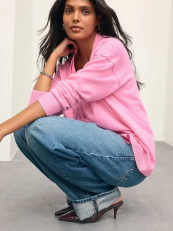 Next - Cardigan ultra-doux à col en V avec poches Rose Sale