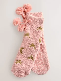 Next Rose - Chaussettes douillettes lune et étoile