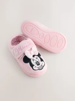 Next Rose - Chaussons Minnie Mouse à semelle coupée Sale