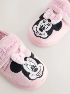 Next Rose - Chaussons Minnie Mouse à semelle coupée Sale