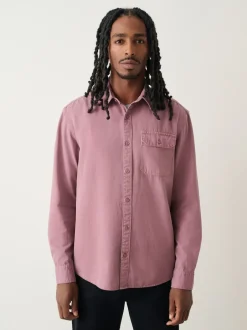 Next Rose - Chemise Oxford teintée en pièce à manches longues Clearance