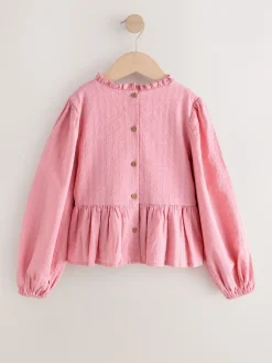 Next Rose - Chemisier à volants à manches longues (3-16ans) Hot