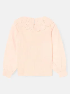 Angel & Rocket Rose - Chemisier Elise à manches longues avec col à nœud Outlet