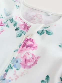 Next Rose - Combinaison de nuit zippée pour bébé 3 Pack (0-2ans) New