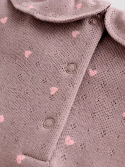 Next Rose / Crème / Marron Ditsy - Body à volants et manches longues bébé Lot de 4 (0mois2ans) Best