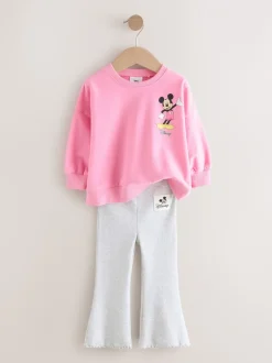 Next Rose - Disney Ensemble haut et évasé à manches longues et amis Mickey Mouse (3mois7ans) Clearance