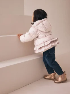 Next Rose - Doudoune Résistant à la douche avec ourlet à volants (3mois-7ans) Discount