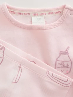 Next Rose - Ensemble 2 Pieces pour Sweat-shirt et Leggings BÉBÉ (0mois-2ans) Outlet