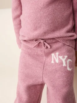 Next Rose - Ensemble confortable NYC en maille (3mois-7ans) Online